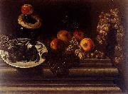 Still Life Of Fruits And A Plate Of Olives Juan Bautista de Espinosa